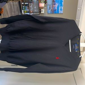 Polo by Ralph Lauren, men’s Large black V-Neck sweater